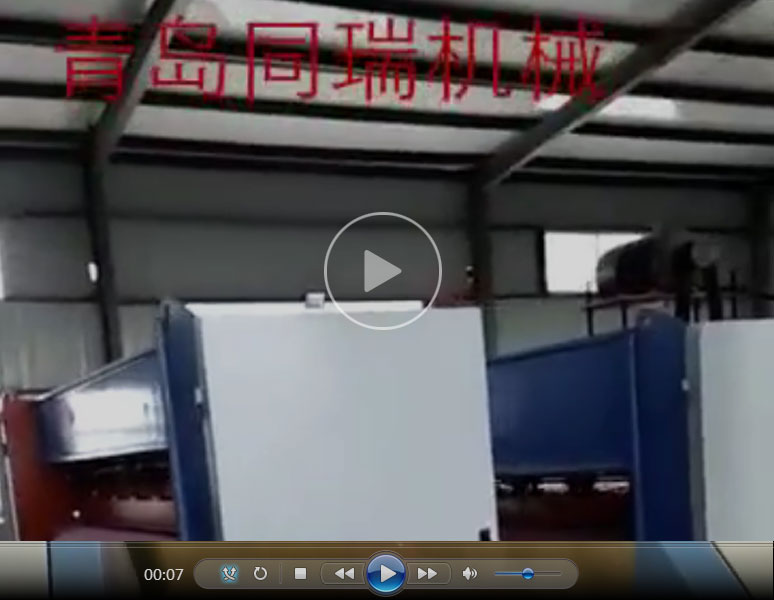 Non - woven production line video